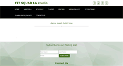 Desktop Screenshot of fitsquadla.com